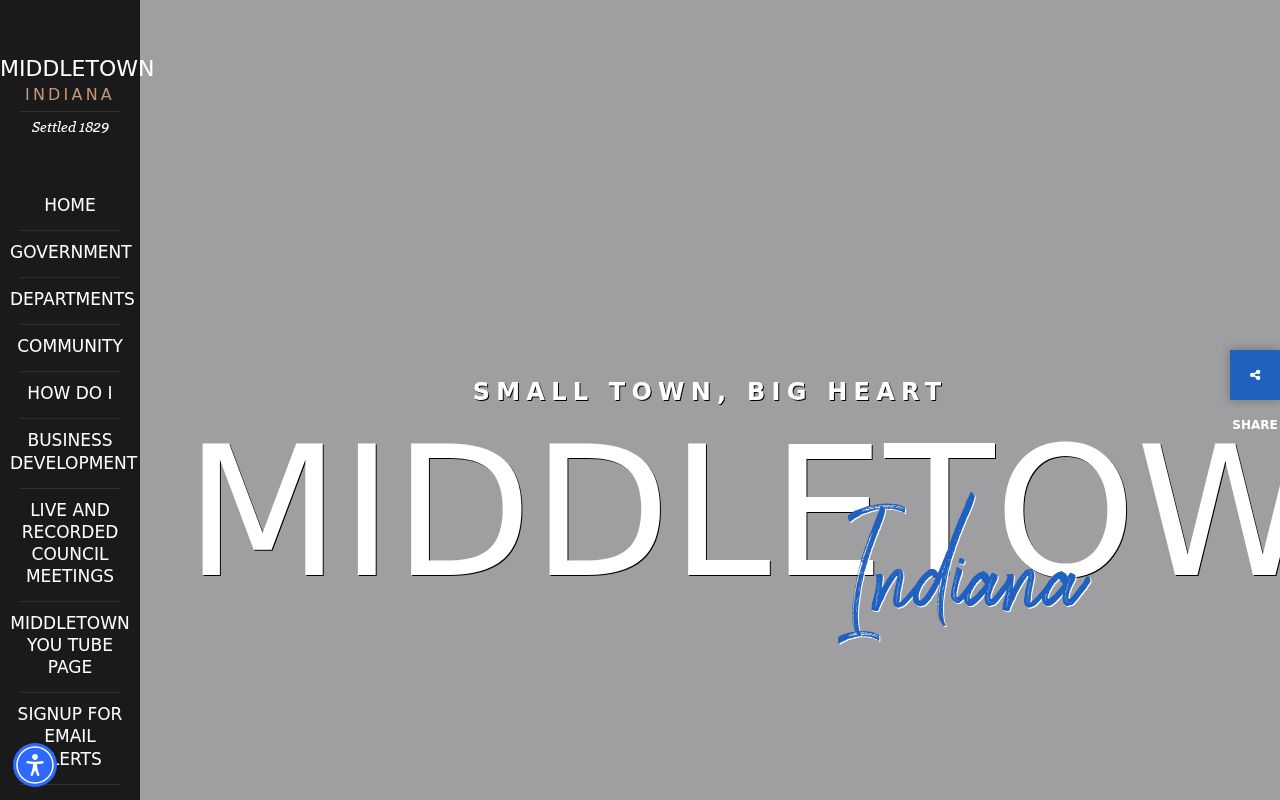 Middletown town contact for Henry County warrant records routing