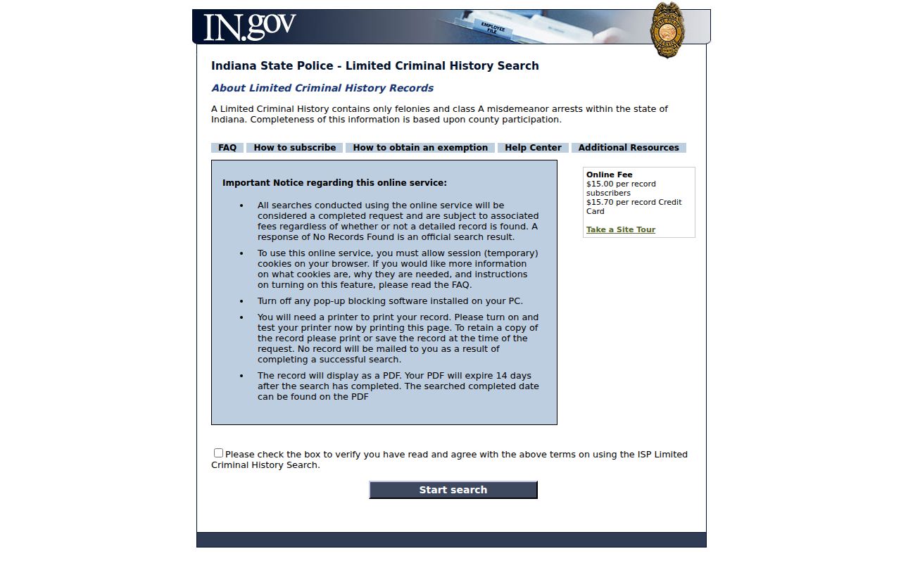 Henry County most wanted comparison with State Police history interface